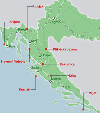 Mappa Parchi Corati
